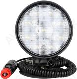 TÖÖTULI 9-LED 27W 1450LM 10-30V IP68 MAGNETALUS (ÄRAVÕETAV) +SIG.SÜÜTAJA JBM*