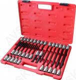 32-OS. 1/2" TORX PADRUNOTSIKUTE KOMPL. PIKAD+LÜH. T20-T70 TRIUMF