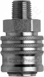 SURUÕHU KIIRLIITEPESA 1/4" BSP VÄLISKEERE EURO 7.6MM CHICAGO PNEUMATIC