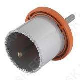 Annular Bit, Tungsten Carbide Coated, With Receptacle Plate and Centring Drill Bit