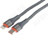 LAADIMISJUHE PÕIMITUD USB-C - LIGHTNING/APPLE MAX 30W 100CM WAYME