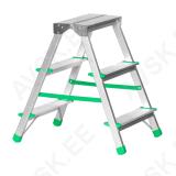Kahepoolne treppredel 2x3 astet 150kg