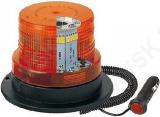 Kollane vilkur 12/24v led. 3-punktkinnitus/magnet. toide sig. süütajast ø130x90mm