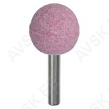 Mounted Stone, Spherical 24x23 mm, 6 mm shank