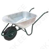 Wheelbarrow for construction, Zn, pneumatic wheel 120L