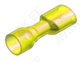 TERMOKAHANEV LAPIK "EMA" KAETUD KOLLANE 6.3X0.8MM 100TK JUHTMEOTSIK M+