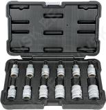 12-os. 1/2" torx padrunotsikute kompl. t20-t100. lühikesed/pikad jbm*