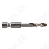 HSS Metal Drill Bit, Ø 5 mm, Ground, Hexagon Shank