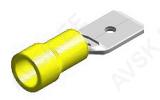 JUHTMEOTSIK LAPIK "ISA" KOLLANE 6.3X0.8MM 100TK M+