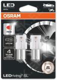 12V BA15S LED PIRN 1.4W P21W PUNANE LEDRIVING SL BLISTER 2TK OSRAM