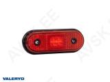 LED gabariittuli Valeryd 120x46x18 punane 12-30 V helkuriga sis. 450 mm kaabel