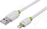 LAADIMISJUHE SILIKOON USB - LIGHTNING/APPLE 100CM WAYME