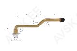 Keeratav ventiil v3-06-5 / tr179 / mich 582. veoauto. nurk 90. 2-astmeline l=131mm