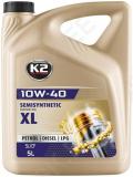 K2 10w40 semisynthetic xl api sl/cf/cf-4 5l (poolsünt.)