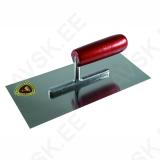 Plaster smoother 280 × 130 mm, 0.71 mm blade, wooden handle