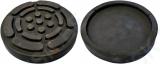 Kummipadi autotõstukile ümmargune 138/130mm. kõrgus 26mm (apac.twinbusch)