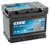 EXIDE 60AH 640A 242X175X190 EFB Start/Stop -/+
