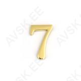 Numurs No.7 zelts blister