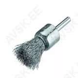 End Brush D30 shank 6 crimped steel wire 0,20 T25 total length 70