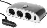 SIGARETISÜÜTAJA HARGMIK 3-NE + USB 1000MA 12/24V CARMOTION