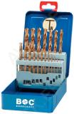 HSS-Tin puuride komplekt 19-osa 1,0 - 10,0 x 0,5 mm DIN 338-G BC metallkarp