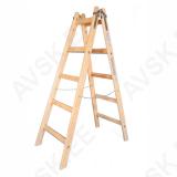 Wooden Ladder Profi, 2x8 steps