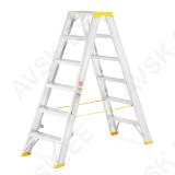 Kahepoolne treppredel 2x6 astet 150kg Forte