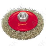 Circular Brush 115mm, Crimped Wire