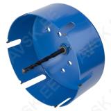 Universal hole saw Ø 152mm complete with hexagon shank and CT drill, cutting depth 60 mm