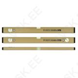 Alu-Spirit level,stronger,gold anod., 2V,V, 180cm