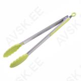 Tongs, stainless steel+silicone