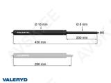 Gaasivedru Arctic L = 450 mm, L kokkusurutud = 260 mm, 250N, Ø18/8 mm, M6