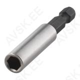 Universal bit holder for easy tool changes