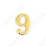 Numurs No.9 zelts blister