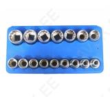 Socket Set, 12-point | 12.5 mm (1/2") Drive | 8 - 24 mm | 16 pcs.