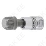 Bit Socket | 6.3 mm (1/4") Drive | Spline (for XZN) M12