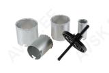 Tungsten Carbide Hole Saw Set, 4-piece