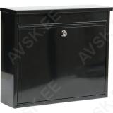 Mailbox 310X360X100mm Black Metallic