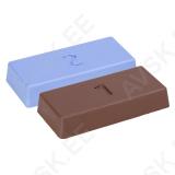 Polishing Paste Set 2pcs, brown: for pre-polishing, blue: for final polishing