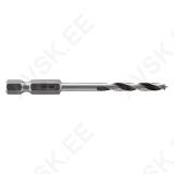 Wood Twist Drill Bit, Ø 4 mm, Hexagon Shank