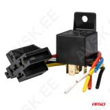Relee 12V 40A 5-otsaga koos pistikuga Amio