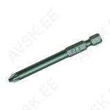 Screwdriver bit, High Quality, 70mm, PZ2, 1/4" hex shank (E6.3)