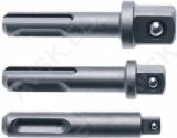 3-OS. ADAPTERITE KOMPLEKT SDS-> 1/4". 3/8". 1/2" TRIUMF