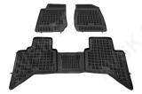 Kummimatid isuzu d-max ii alates 2012, 3 tk, must