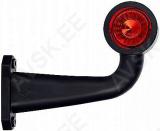 LD724/L SARVTULI LED KÕVER 90° 180MM VASAK 12/24V