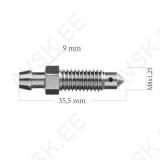 Õhutuskruvi M8X1,25 L=35.5 sw9