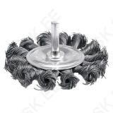 Circular Brush W. Shaft 75mm, Twisted W.