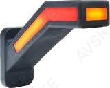 SARVTULI LED KÕVER 45° 185MM VASAK 12-24V DÜNAAMILISE SUUNATULE FUNKTSIOONIGA