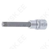 Bit Socket | length 100 mm | 12.5 mm (1/2") Drive | T-Star (for Torx) T55
