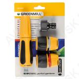 Quick Connector Set for Hose 1/2'' with Spray Nozzle